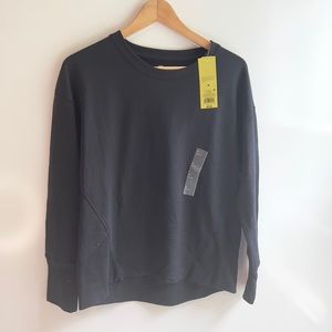 All in Motion Black Womens Crew Neck Pull Over